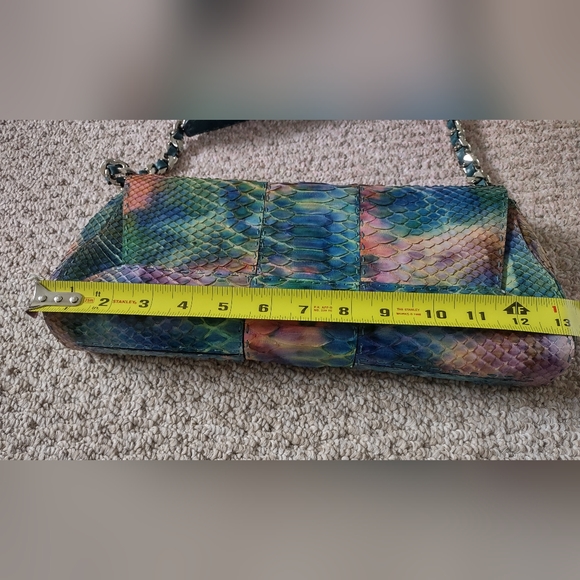 VBH Manila Shift Multicolor Python Bag 1st Edition-Handmade in Italy 148/300 - Picture 8 of 8